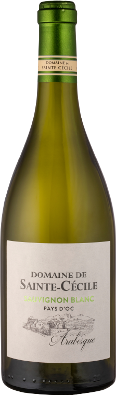 Bouteille de Sauvignon Blanc Vin de pays d'Oc Domaine Sainte Cécile de Domaine Sainte Cécile