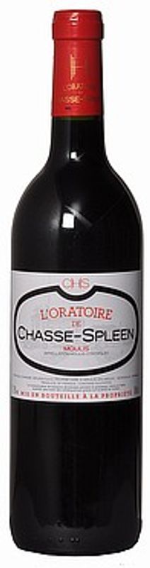 Bouteille de L'Oratoire de Chasse Spleen AOC Château Chasse Spleen de Château Chasse Spleen