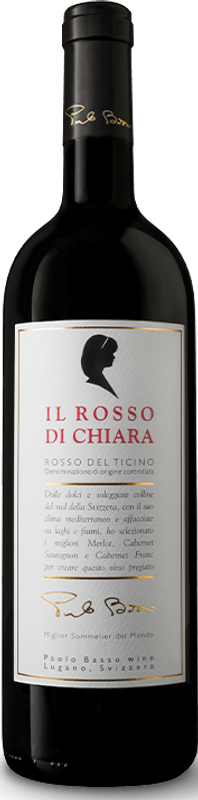 Flasche Il Rosso di Chiara Rosso del Ticino DOC Paolo Basso von Paolo Basso