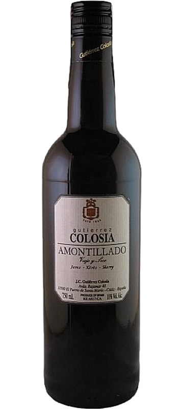 Bouteille de Sherry Amontillado Gutiérrez-Colosia de Gutiérrez-Colosia