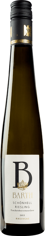 Bottiglia di Riesling Trockenbeerenauslese Hallgarten Schönhell Barth di Barth