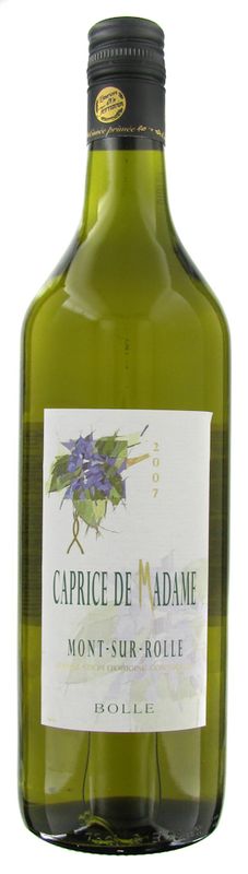 Bouteille de Mont-sur-Rolle AOC Caprice de Madame Terravin Bolle de Bolle