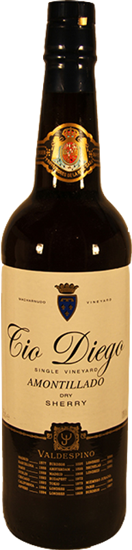 Bottiglia di Tio Diego Valdespino Amantillado DO Jerez Valdespino S.A. di Valdespino S.A.
