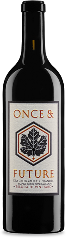 Flasche Teldeschi Vineyard Zinfandel Frank's Block Sonoma County Once & Future, Joel Peterson von Once & Future, Joel Peterson