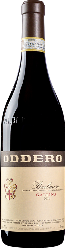 Bottiglia di Barbaresco Gallina DOCG Oddero di Oddero