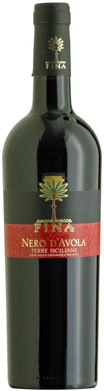 Bouteille de Nero d'Avola Terre Siciliane IGP Fina Vini de Fina Vini