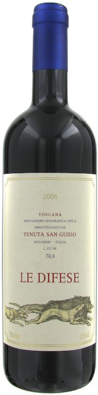 Bouteille de Rosso Toscana IGT Le Difese Tenuta San Guido de Tenuta San Guido