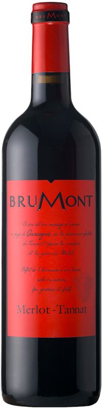 Flasche Merlot-Tannat Vin de Pays des Cotes de Gascogne Alain Brumont von Alain Brumont