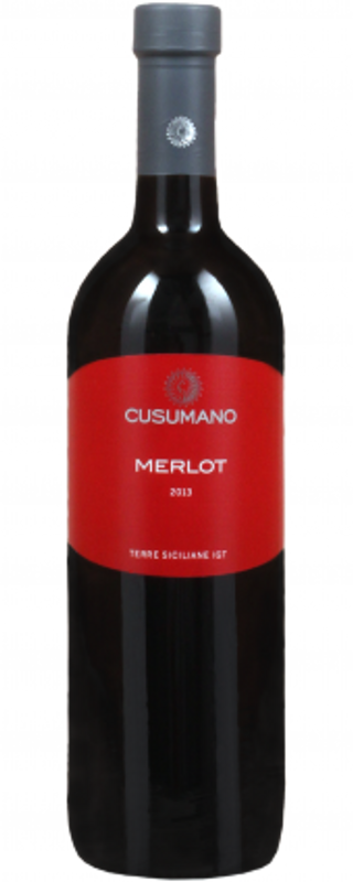 Bottiglia di Merlot Sicilia IGT Cusumano di Cusumano