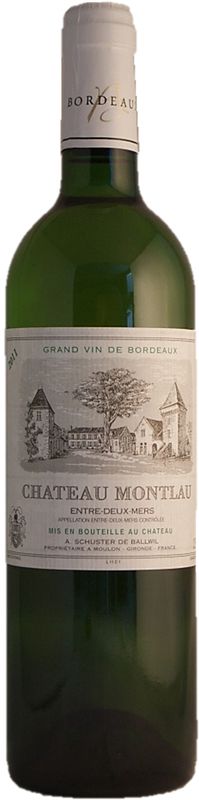 Bottle of Chateau Montlau blanc Entre-Deux-Mers AC Château Montlau from Château Montlau