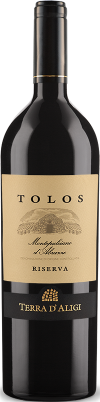 Bottiglia di Montepulciano d'Abruzzo DOC Tolos Riserva Cantine Spinelli di Cantine Spinelli