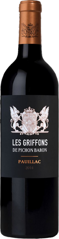 Flasche Les Griffons Pichon Baron Longueville Pauillac AOP Château Pichon-Longueville Baron von Château Pichon-Longueville Baron