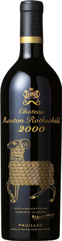 Château Mouton-Rothschild 1er Grand Cru Classe Pauillac MC Château Mouton-Rothschild - 2000 - Bordeaux, Frankreich