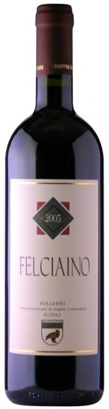 Flasche FELCIAINO DOC Bolgheri rosso Chiappini von Chiappini