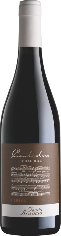 Flasche Cantodoro Rosso Riserva Sicilia DOC Feudo Arancio von Feudo Arancio