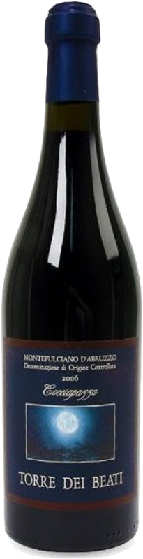 Bottle of Cocciapazza Montepulciano d'Abruzzo DOC Torre dei Beati from Torre dei Beati