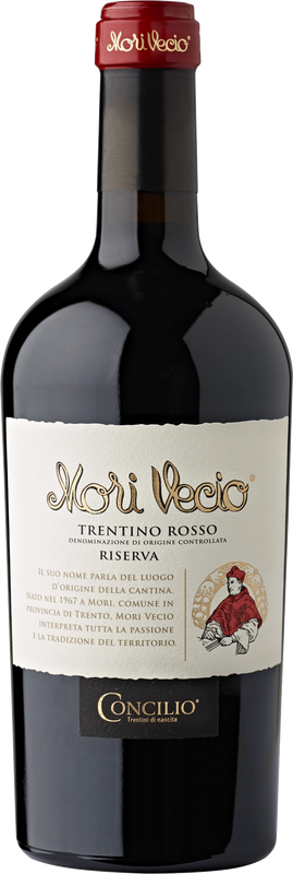 Bottle of Mori Vecchio Rosso Riserva Trentino DOC Concilio from Concilio