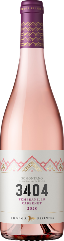 Bouteille de 3404 Tempranillo, Cabernet Rosado Somontano DO Bodegas Pirineos de Bodegas Pirineos