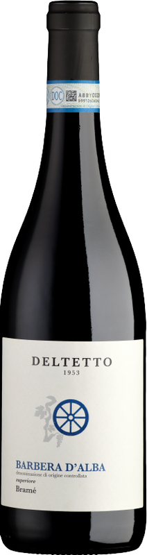 Flasche Barbera d'Alba Brame DOC Deltetto von Deltetto