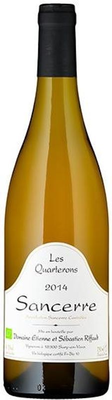 Flasche Sancerre Blanc AOC Quarterons Domaine Sébastien Riffault von Domaine Sébastien Riffault