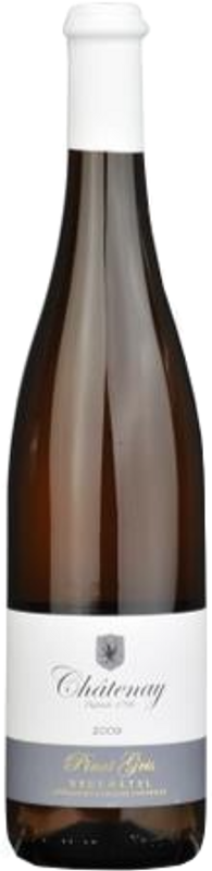 Bottiglia di Pinot Gris Neuchatel AOC Caves Châtenay-Bouvier di Caves Châtenay-Bouvier