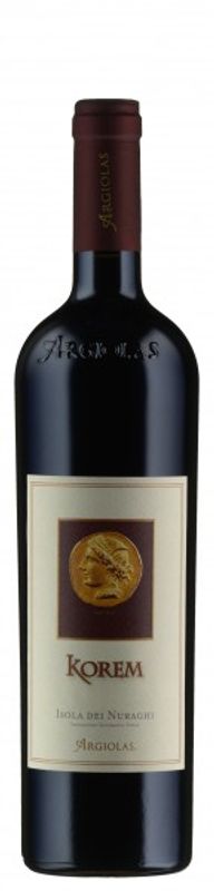 Flasche Korem Rosso Isola dei Nuraghi IGT Argiolas von Argiolas