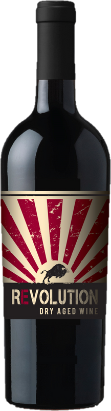 Bottiglia di Revolution Dry Aged appassimento Pays d’Oc IGP Revolution, Lézignan Corbières di Revolution, Lézignan Corbières