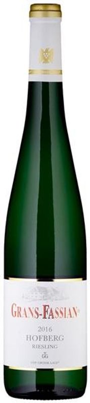 Flasche Riesling Dhroner Hofberg Grosses Gewächs Weingut Grans-Fassian von Weingut Grans-Fassian