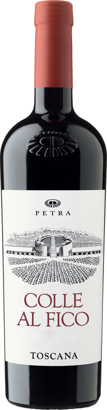Bottiglia di Colle al Fico Syrah Rosso Toscana IGT Petra di Petra