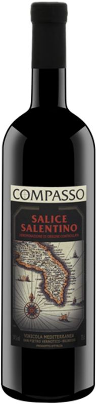 Bottiglia di Compasso Salice Salentino DOC Vinicola Mediterranea di Vinicola Mediterranea