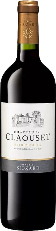 Bottiglia di Chateau Du Claouset Bordeaux Rouge AOC David & Laurent Siozard di David & Laurent Siozard