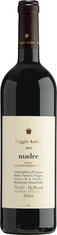 Flasche Madre Rosso Toscana IGT Poggio Antico von Poggio Antico