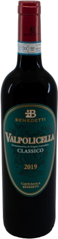 Bouteille de Valpolicella DOC Classico Benedetti de Benedetti