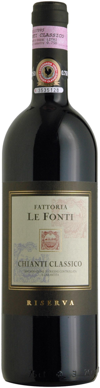Bottiglia di Chianti Classico DOCG Riserva Fattoria Le Fonti di Fattoria Le Fonti