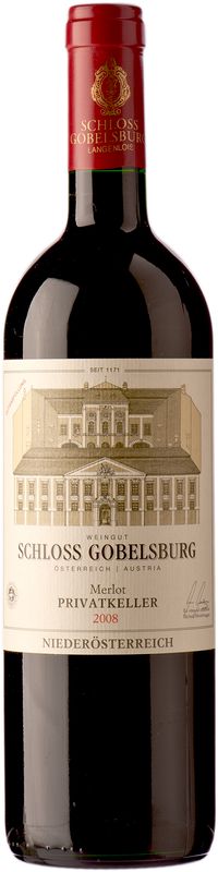 Bottle of Merlot Privatkeller Weingut Schloss Gobelsburg from Weingut Schloss Gobelsburg