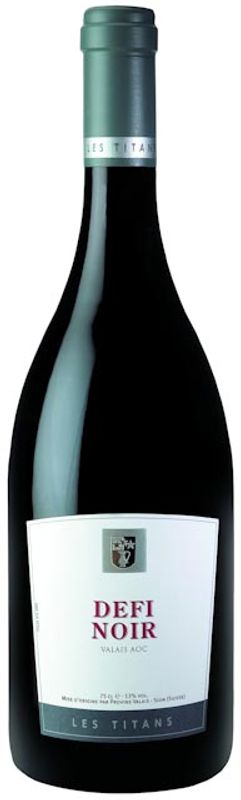 Flasche Defi Noir du Valais AOC Les Titans Provins von Provins