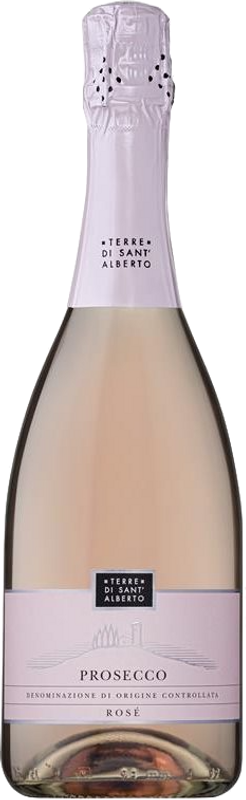 Flasche Rosé Prosecco Sant' Alberto Brut Valdobbiadene DOC Ruggeri von Ruggeri