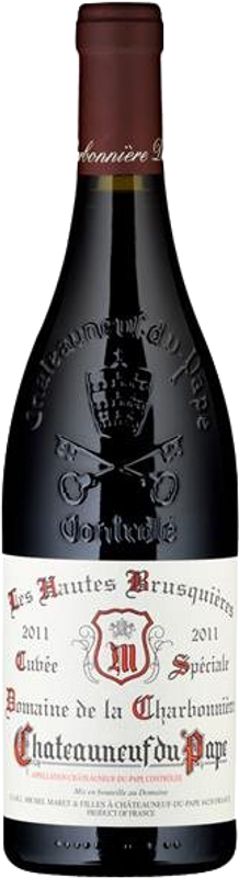 Bouteille de Châteauneuf-du-Pape Cuvée Hautes Brusquières AC Domaine de la Charbonnière de Domaine de la Charbonnière