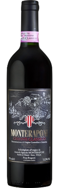 Bottiglia di Il Campitello Chianti Classico Riserva DOCG Monteraponi di Monteraponi