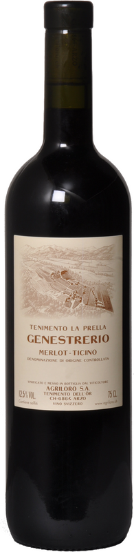 Flasche Ticino Merlot DOC Genestrerio Tenimento la Prella Tenimento dell'Ör / Agriloro / Meinrad Perler von Tenimento dell'Ör / Agriloro / Meinrad Perler