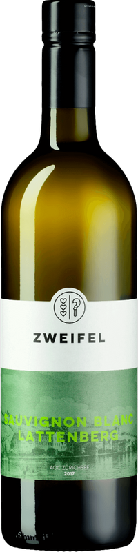 Bottiglia di Sauvignon Blanc Lattenberg AOC Zürichsee Zweifel Weine di Zweifel Weine