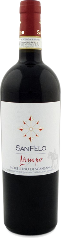 Flasche Morellino di Scansano DOCG Lampo San Felo von San Felo