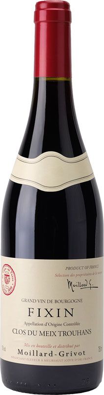 Bouteille de Clos du Meix Trouhans Fixin AOC Moillard-Grivot de Moillard-Grivot