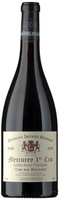 Flasche Mercurey 1er cru ac Clos des Baraults Michel Picard von Michel Picard