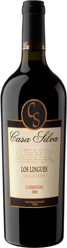 Flasche Carmenere Los Lingues Casa Silva von Casa Silva