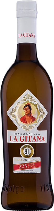Flasche Manzanilla La Gitana Jerez Bodegas Emilio Hidalgo von Bodegas Emilio Hidalgo