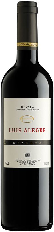 Bottiglia di Rioja DOCa Reserva Luis Alegre di Luis Alegre