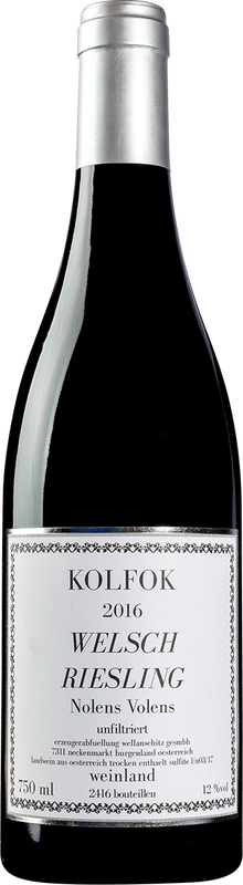 Flasche Welschriesling Nolens Volens Kolfok von Kolfok