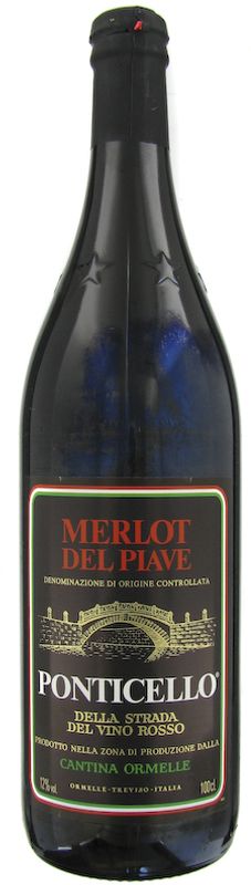 Bouteille de Ponticello Merlot del Piave DOC Cantina Sociale di Ormelle de Cantina Sociale di Ormelle