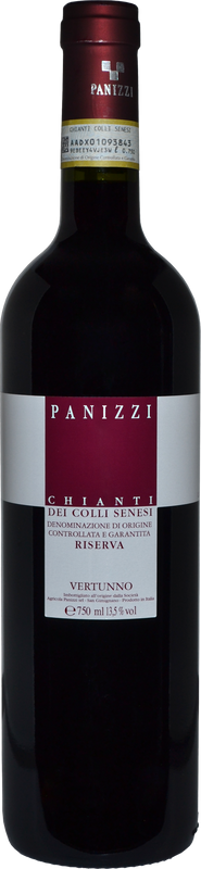 Bottiglia di Vertunno Riserva Colli Senesi Chianti DOCG Panizzi di Panizzi